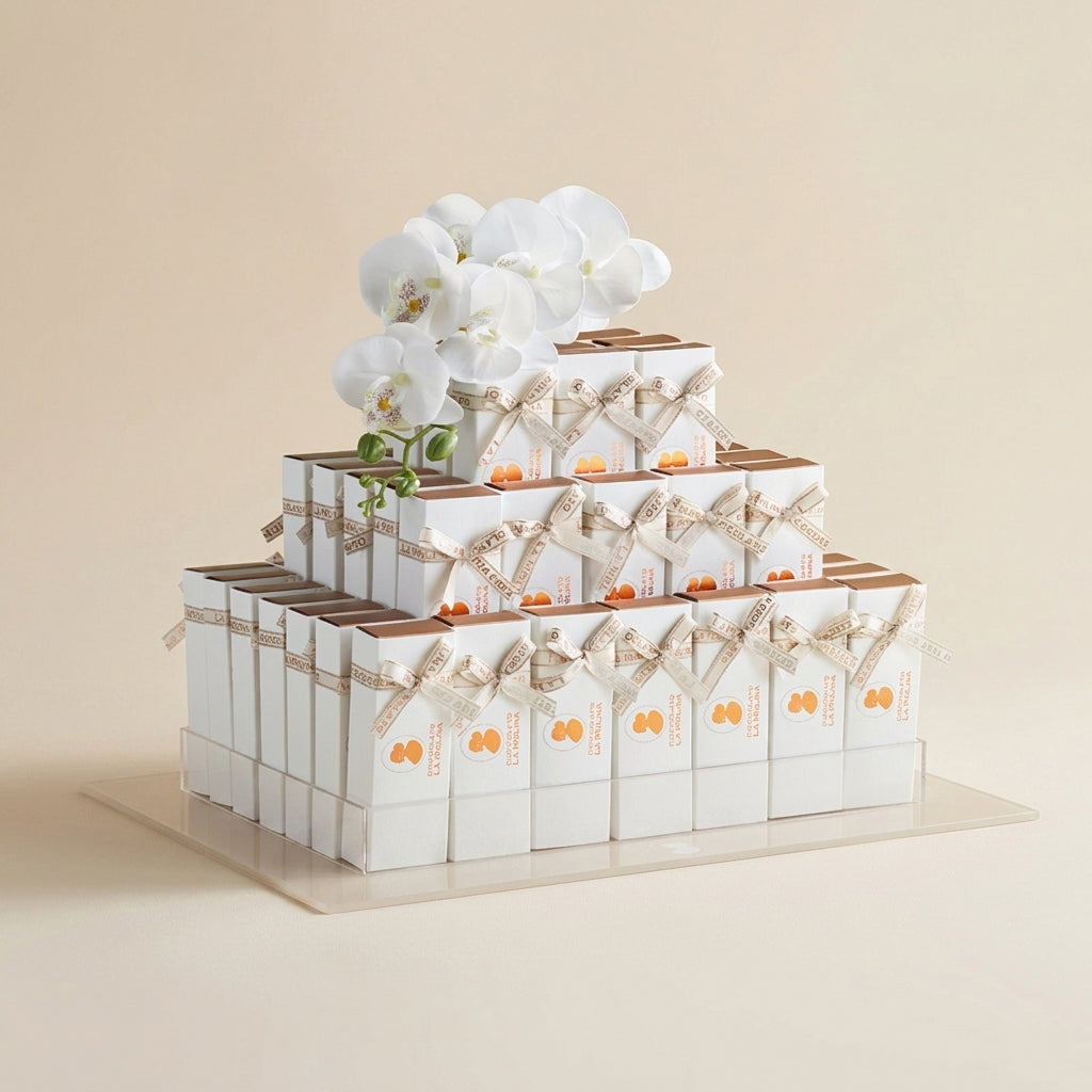 4pcs Giveaways Tower 49 - Flower Not Included