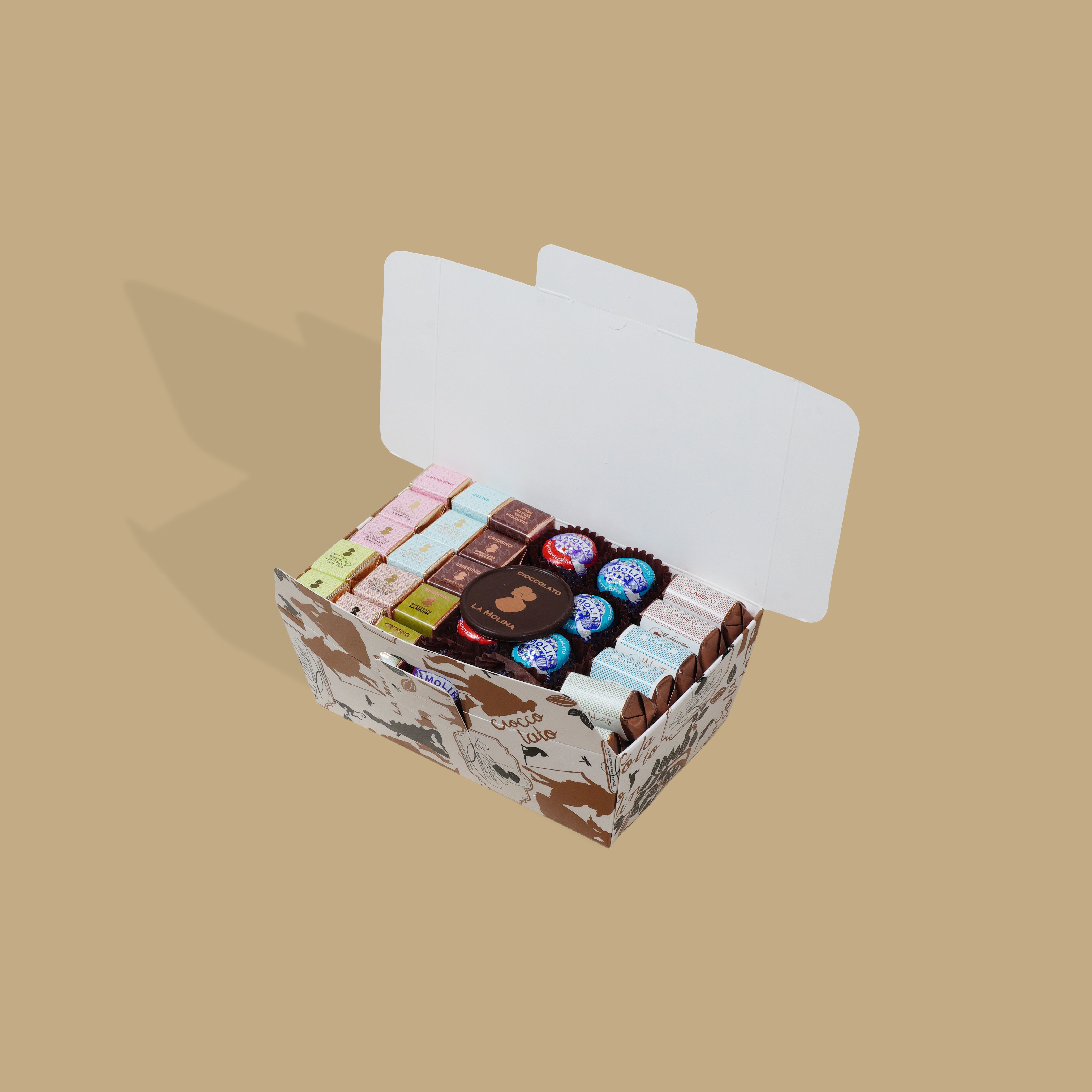 1/2 kg wrapped praline box