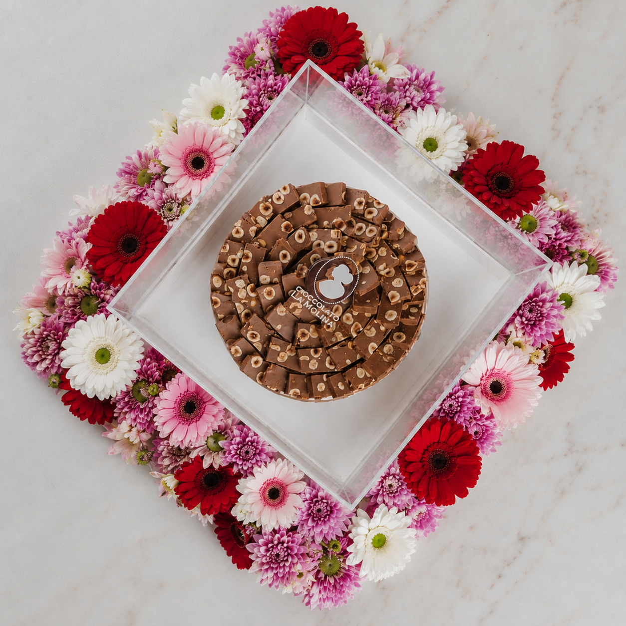 FLOWER CAKE BOX